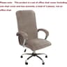 XL Stretch Velvet Office Chair Cover 10
