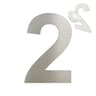 Self Adhesive Stainless Steel House Number 8