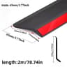 Transparent Window Water Blocking Bar Weather Seal 17
