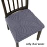 Leaf Jacquard Stretch Dining Chair Cover 9