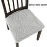 Leaf Jacquard Stretch Dining Chair Cover 11