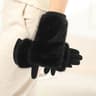 Womens Warm Suede Touchscreen Gloves 10