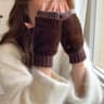 Womens Warm Suede Touchscreen Gloves 12