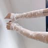 Polka Dot Mesh Fingerless Arm Sleeves 9