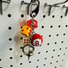 Retro Dice Pendant Keychain 14