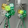Retro Dice Pendant Keychain 15