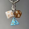 Retro Dice Pendant Keychain 11