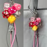 Retro Dice Pendant Keychain 16