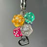 Retro Dice Pendant Keychain 19