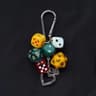Retro Dice Pendant Keychain 9