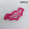 10 Piece Colorful Halloween Bat Hair Clips 10