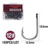 High Carbon Steel Circle Fishing Hooks 15