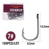 High Carbon Steel Circle Fishing Hooks 10