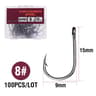 High Carbon Steel Circle Fishing Hooks 11