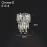 Modern Crystal Wall Lamp Luxury Indoor Sconce 6