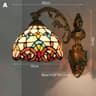 Vintage Tiffany Stained Glass Wall Sconce 6
