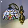 Vintage Tiffany Stained Glass Wall Sconce 7