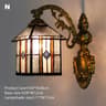 Vintage Tiffany Stained Glass Wall Sconce 17