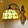 Vintage Tiffany Stained Glass Wall Sconce 10