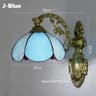 Vintage Tiffany Stained Glass Wall Sconce 19
