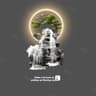 Retro Chinese Crystal Porcelain LED Wall Art 8