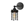Vintage Wood Iron Industrial E27 Wall Sconce 14
