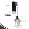 Vintage Wood Iron Industrial E27 Wall Sconce 9