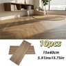 TimberStep Wood Grain Peel And Stick Floor Tiles 10