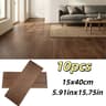TimberStep Wood Grain Peel And Stick Floor Tiles 8