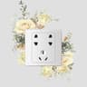 Floralyn Flower Light Switch Wall Decals 16