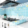 HeatShield Oil Proof Peel And Stick Kitchen Wallpaper 12