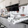 HeatShield Oil Proof Peel And Stick Kitchen Wallpaper 23