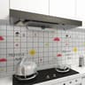 HeatShield Oil Proof Peel And Stick Kitchen Wallpaper 17