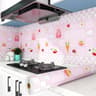 HeatShield Oil Proof Peel And Stick Kitchen Wallpaper 27
