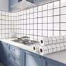 HeatShield Oil Proof Peel And Stick Kitchen Wallpaper 25