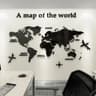 AtlasReflect 3D Acrylic World Map Wall Decor 6