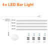 Dimmable Motion Sensor LED Under Cabinet Light 9