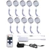 12V Remote Control LED Cabinet Puck Lights 12