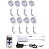 12V Remote Control LED Cabinet Puck Lights 10