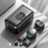 Wireless Magnetic Collar Microphone With Charging Case  Plug  Play 24G Mic For Video Recording  Str 8
