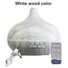 550ml Essential Oil Diffuser  Wood Grain USB Aroma Humidifier With Remote  7Color LED Lights 6