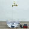 Floating Watering Can Fountain  Magical Garden Decor With Flowing Spout Effect 8