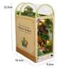 DIY Book Nook Kit Wooden Dollhouse Building Set LED Bookshelf Insert Miniature House Bookend 11