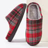 Mens House Slippers Plaid Memory Foam Warm Furry Indoor Bedroom Shoes 8