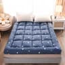 Queen Mattress Topper  Extra Thick 1000 GSM Bed Pad With Elastic Pocket For Body Pain Relief  Comfo