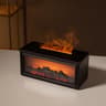 Mini Flame Essential Oil Diffuser With 7Color LED  Aromatherapy Fireplace Humidifier 6