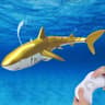 Remote Control Shark Toy With Water Spray  Electric Swimming Whale  Dolphin Bath And Pool Toy For K 9