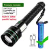 High Power LED Flashlight  USB Rechargeable Tactical Torch With Long Range Beam For Outdoor Adventu 9
