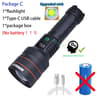 High Power LED Flashlight  USB Rechargeable Tactical Torch With Long Range Beam For Outdoor Adventu 7
