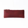 Vintage Genuine Leather Pencil Case  Handmade Large Capacity Zipper Organizer Bag With Patriotic Co 11